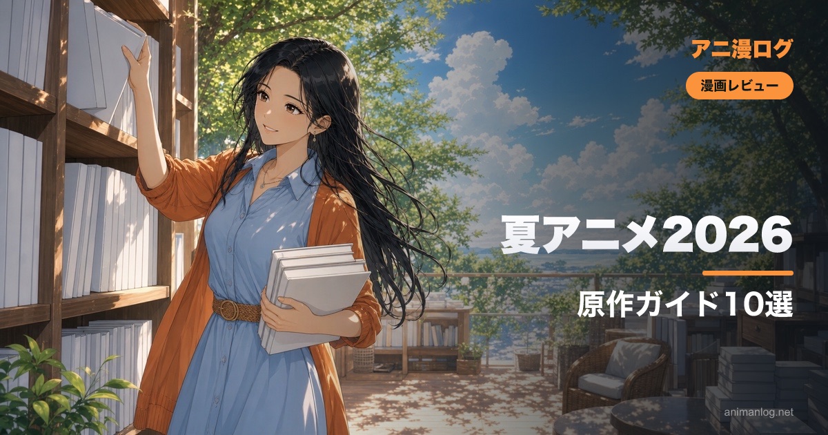2026年夏アニメの原作10選｜続きは漫画？小説？何巻から読むかの決め方